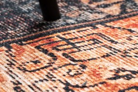 Koberec ANTIKA Ancient Chocolate patchwork hnedý / terakota