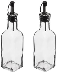 Sklenená fľaša na olej/ocot Twin 160 ml sada 2ks