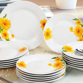 Banquet porcelánová sada tanierov SUNNY 18 ks