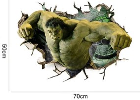 Veselá Stena Samolepka na stenu na stenu Nahnevaný Hulk z Avengers