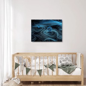 Abstraktný sklenený obraz (70x50 cm)