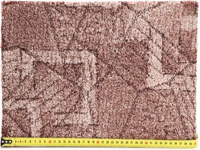 ITC 100x200 cm Metrážny koberec Bossanova 42, šíře, hnedá, filc, obývacia izba