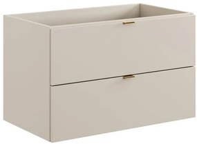 Závěsná skříňka pod umyvadlo Dalia Cashmere s deskou 60 cm kašmírová