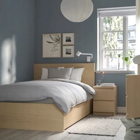 IKEA MALM Rám postele s 2 úložnými priestormi 120 x 200 cm jednolôžkové