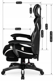 PROXIMA.store - Ergonomické herné kreslo MAXIMO