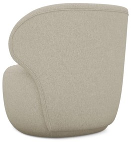 Béžové kreslo Kama – Makamii