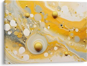 Obraz - Abstraktné pozadia so zlatým dekorom (70x50 cm)
