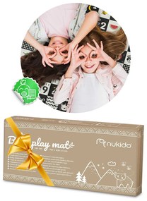 Penová podložka 200 x 180 x 1 cm Nukido NK-340 oceán-čísla