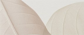 Obraz - Texturované listy (120x50 cm)