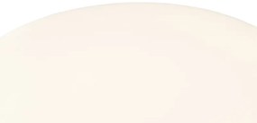 Inteligentná moderná vonkajšia stojaca lampa s čiernym tienidlom bielym vrátane WiFi A60 - Virginia