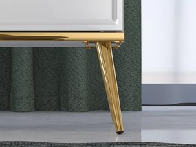 KOMODA BELLINI BIELY VYSOKÝ LESK 160 cm