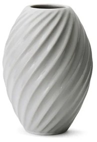 Biela porcelánová váza Morsø River, výška 16 cm