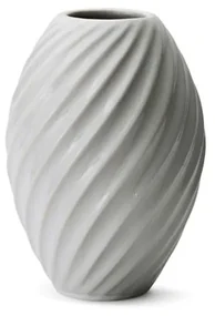 Biela porcelánová váza Morsø River, výška 16 cm