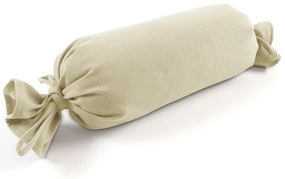 Biante Vankúš valec bonbon Velur VLR-005 Smotanový 15x40 cm