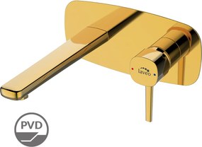 Laveo Umývadlová batéria Pola podomietková - BAP_G22P, zlatý lesk