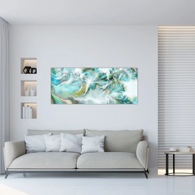 Obraz - Maľba abstraktných vzorov (120x50 cm)