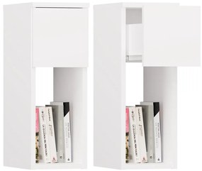 Noční stolek Galax 1S 20 cm bílý