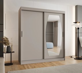 Šatníková skriňa 180 cm Rosaria (kašmír). Akcia -59%. Vlastná spoľahlivá doprava až k Vám domov. 1126303