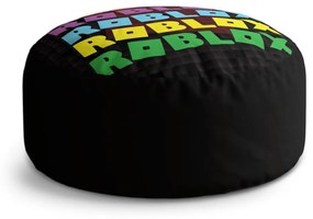 Sablio Taburet Circle ROBLOX Farebný text: 40x50 cm