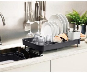 Sivý nastaviteľný odkvapávač Joseph Joseph Extend