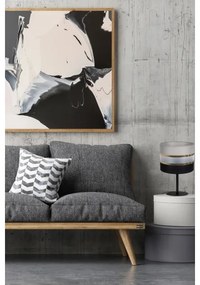 Stolná lampa CORAL 1xE27/60W/230V čierna/šedá