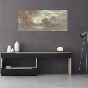 Obraz - John Constable, Cloud Study Stormy Sunset, reprodukcia (120x50 cm)