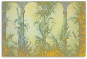 Gario Obraz na plátne Stĺpy a listy boho Rozmery: 120 x 80 cm