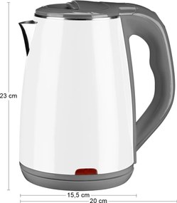 Rýchlovarná kanvica Ervin 1,8 l - biela