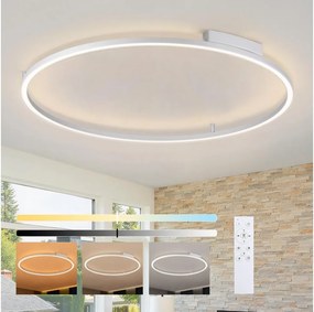 BRILAGI - LED stmievateľné svietidlo PORTOFINO LED/85W/230V pr. 120 cm strieborná+DO