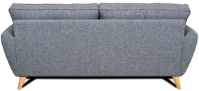 Pohovka ISLA II 3P, šedá (sitges - CHARCOAL)