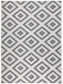 NORTHRUGS - Hanse Home koberce Kusový koberec Twin-Wendeteppiche 103132 grau creme – na von aj na doma - 120x170 cm