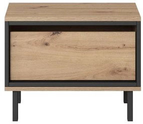 Sada  dvoch nočných stolíkov  PINTO II  Dub Artisan + čierna