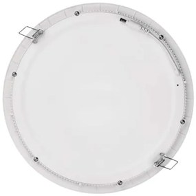 EMOS LED vstavaný stropný panel, 24W, teplá biela, 29,7cm, guľatý