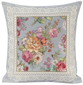 GOBELÍNOVÁ DEKORAČNÁ OBLIEČKA NA VANKÚŠ 1175 45X45 CM VZOROVANÁ