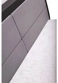 Čalúnená posteľ SIMONA čierna rozmer 140x200 cm