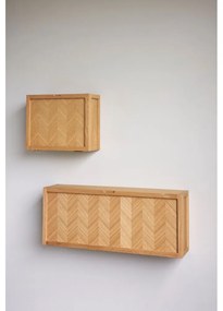 Výklopná závesná skrinka na topánky z dubového dreva Herringbone - Hübsch