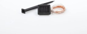 Bezdoteku LEDSolar 100 vianočné solárne reťaz teplá biela, IPRO, 2W, teplá biela