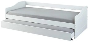 Inter Link Výsuvná detská posteľ Leonie (biela, 90 x 200 cm)  (100394248)