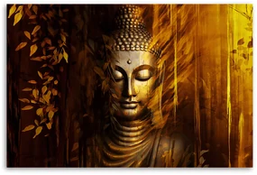 Gario Obraz na plátne Skrytý zlatý Budha Rozmery: 120 x 80 cm
