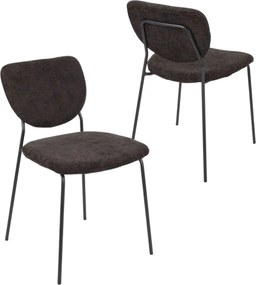 Jedálenská stolička Yogi, čierna