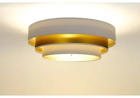 Stropné svietidlo TRINITI 2xE27/60W/230V biela/zlatá