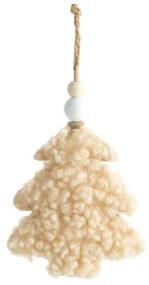 Vianočná ozdoba 428B béžová (12 ks)