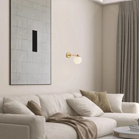 Rabalux 71081 - Nástenné svietidlo KIARA 1xE27/35W/230V zlatá