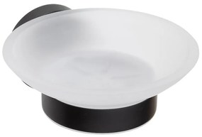 Sapho Sapho, X-ROUND BLACK mydeľnička, mliečne sklo, čierna, XR803B