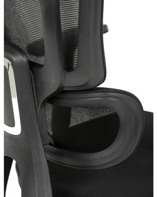 Kancelárska ergonomická stolička MARIA — látka, čierna