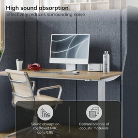 Akustická stena SADIE Carbon Fog 280/145 cm