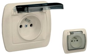 AGZ1Be zásuvka vodeodolná béžová