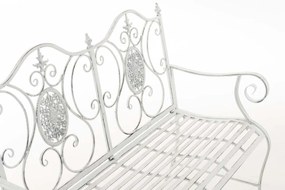 Záhradná lavička Punjab - Biela antik