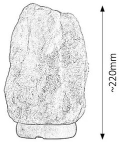 Rabalux ROCK dekoratívna lampa 4127