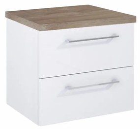 Skrinka Boa Vista 50 2s Biela (Skrinka + Doska)